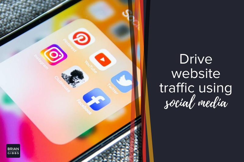 Drive website traffic using social media