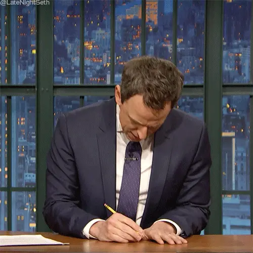 Late Night With Seth Meyers writing copy that attracts your ideal client
