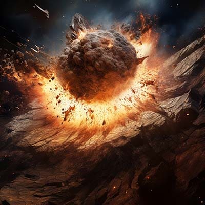 A meteor showing the impact of SEO on WordPress.