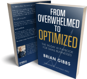 From Overwhelmed to Optimized book cover by Brian Gibbs