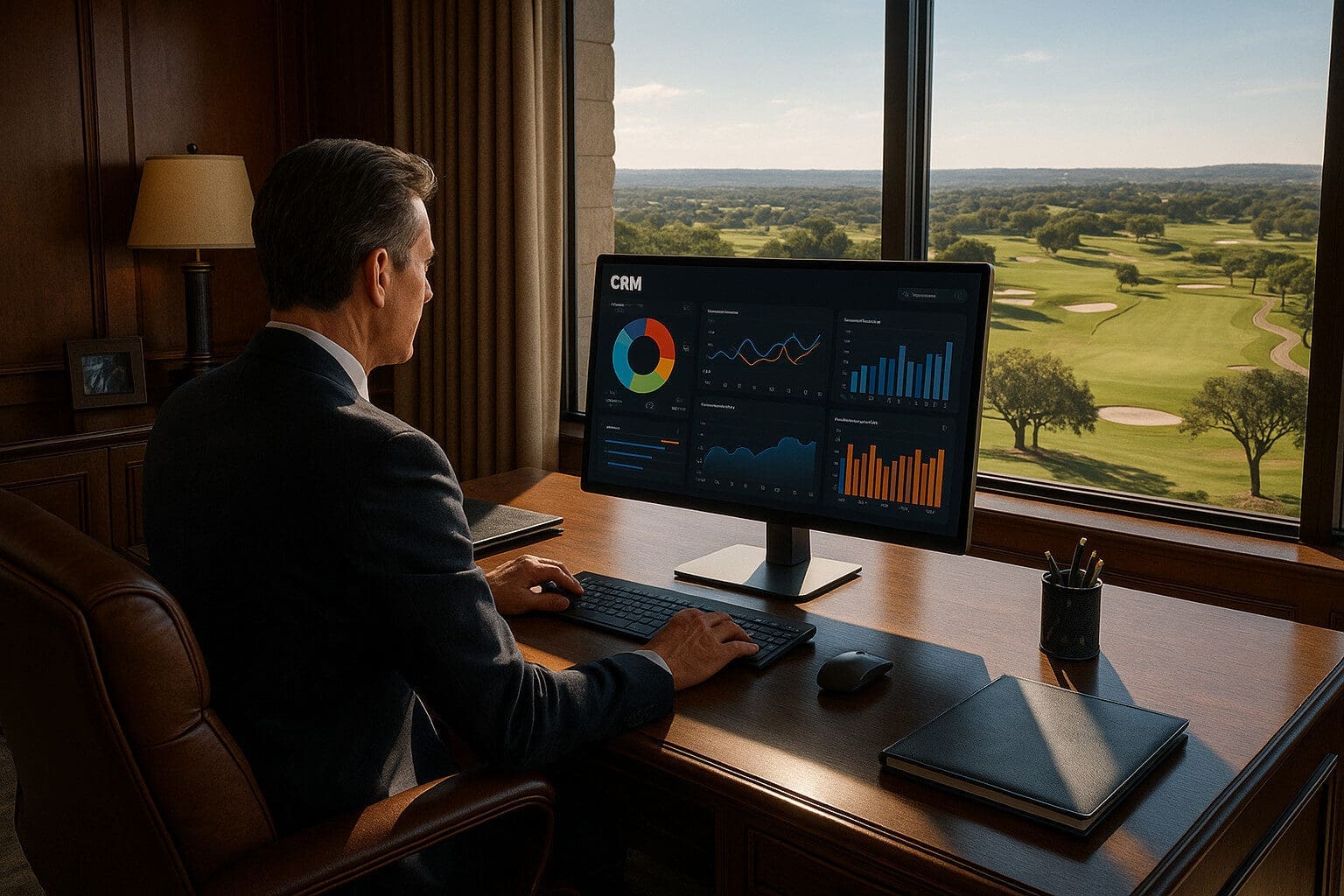 San Antonio AI business automation dashboard interface